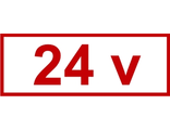 Знак «24 v»